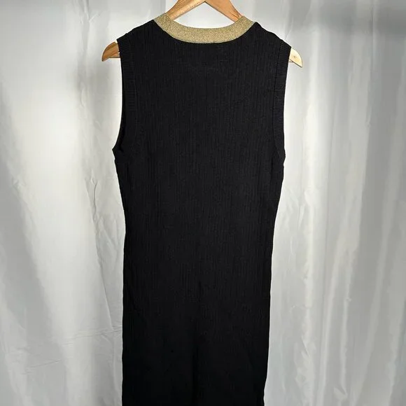 RACHEL Rachel Roy 2X black bodycon midi dress - Picture 2 of 6